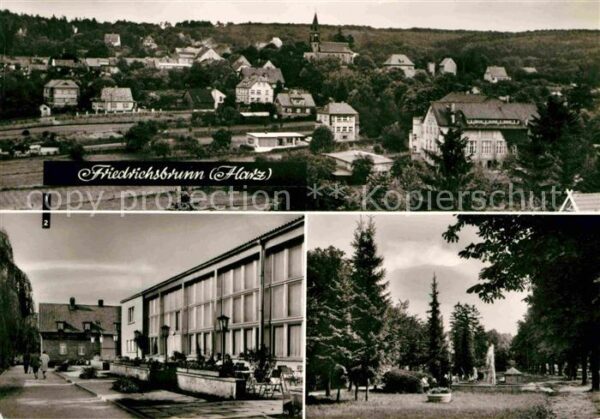Friedrichsbrunn Harz Sanatorium Ernst Thälmann Kulturhaus