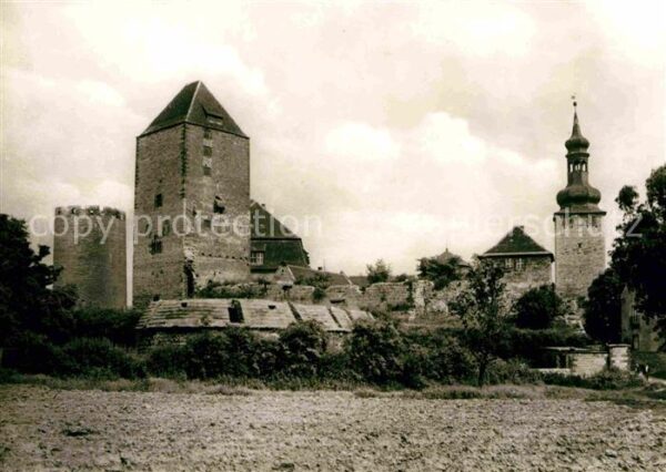 Querfurt Südansicht der Burg