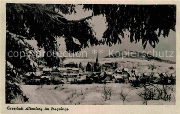 Altenberg Erzgebirge Ortsansicht