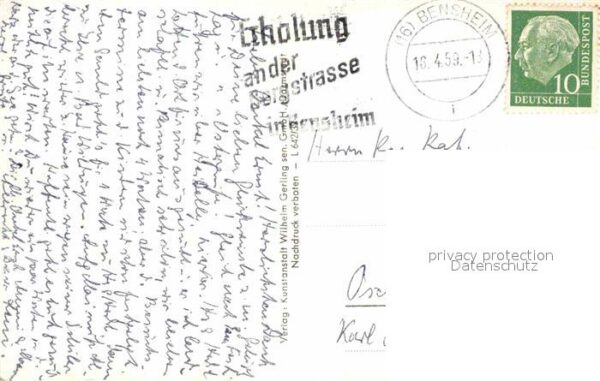 Lindenfels Odenwald Ortsansicht – Bild 2