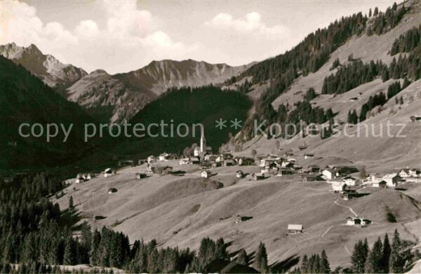 Mittelberg Kleinwalsertal Panorama