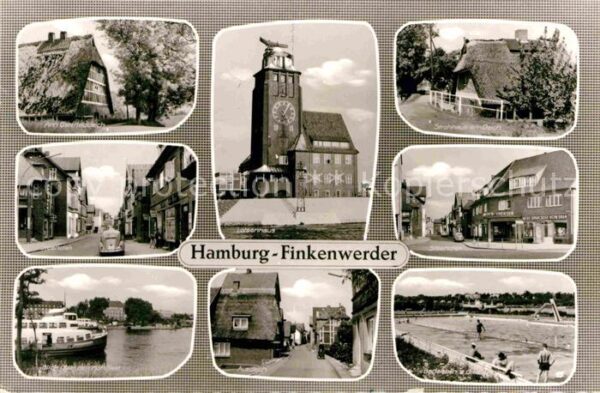 Finkenwerder Am Osterfelddeich Lotsenhaus Strohhaus