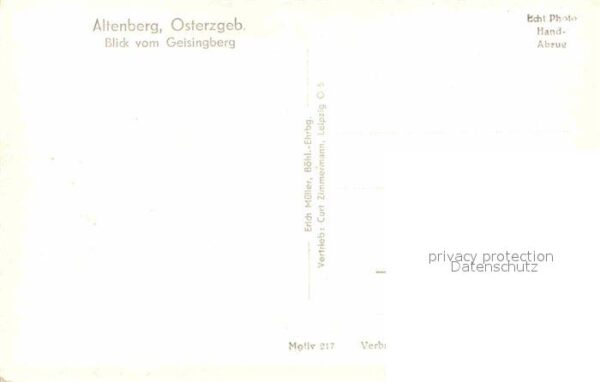 Altenberg Erzgebirge Panorama vom Geisenberg – Bild 2