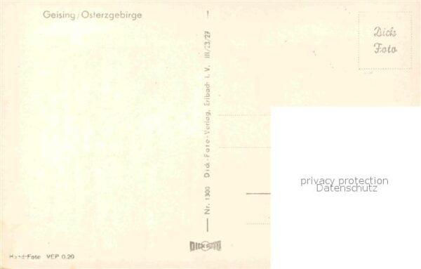 Geising Erzgebirge Teilansicht – Bild 2