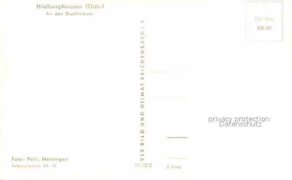Hildburghausen Stadtmauer – Bild 2