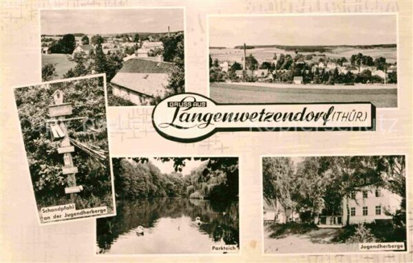 Langenwetzendorf Panorama Schandpfahl Jugendherberge Par