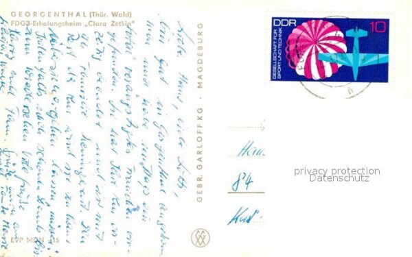 Georgenthal Gotha FDGB Erholungsheim Clara Zetkin – Bild 2