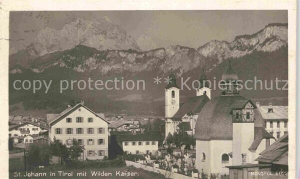 St Johann Tirol mit Wildem Kaiser