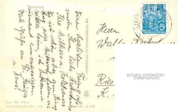 Altenburg Thueringen Blick vom Nikolaiturm – Bild 2