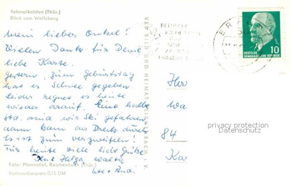 Schmalkalden Blick vom Wolfsberg – Bild 2