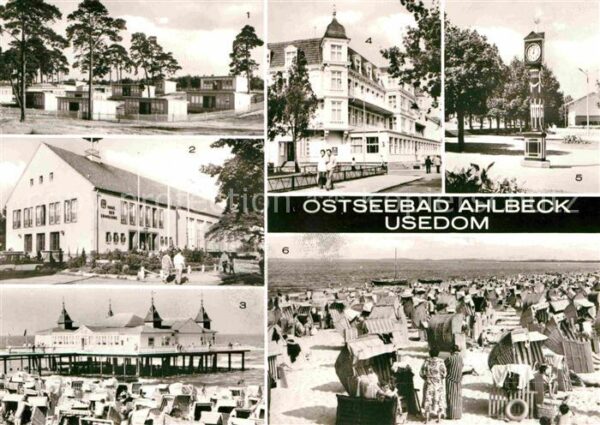 Ahlbeck Ostseebad FDGB Erholungsheim Haus der Erholung Se