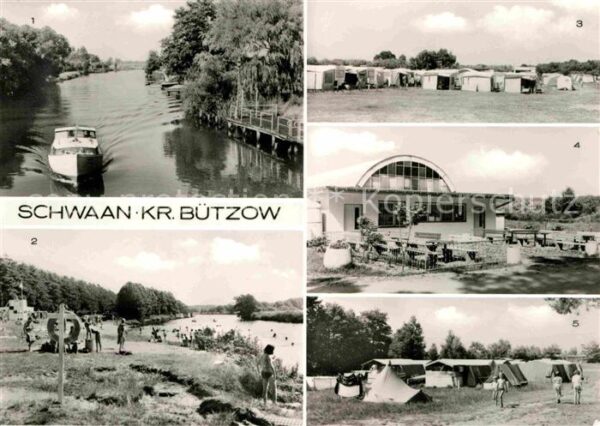 Schwaan An der Warnow Badestrand Zeltplatz Zelt