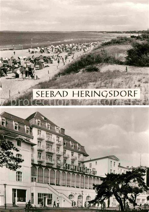 Heringsdorf Ostseebad Usedom Badestrand FDGB Erholungsheim Solidarit