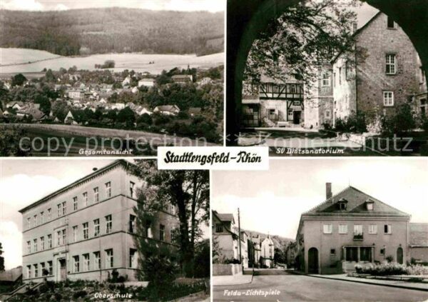 Stadtlengsfeld Panorama SV Diätsanatorium Oberschule F