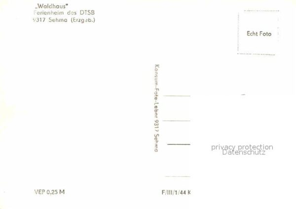 Sehma Waldhaus Ferienheim des DTSB – Bild 2
