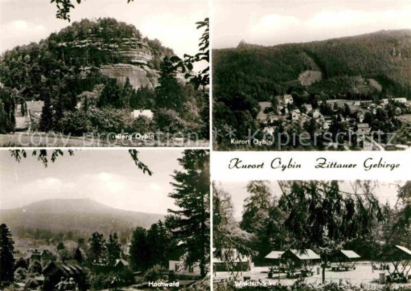 Oybin Berg Oybin Ortsansicht Hochwald Waldsch