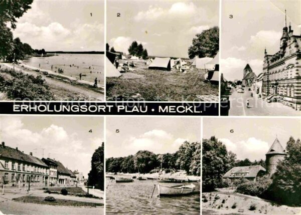 Plau See Strand Seelust Zeltplatz Zuruf Marktpla