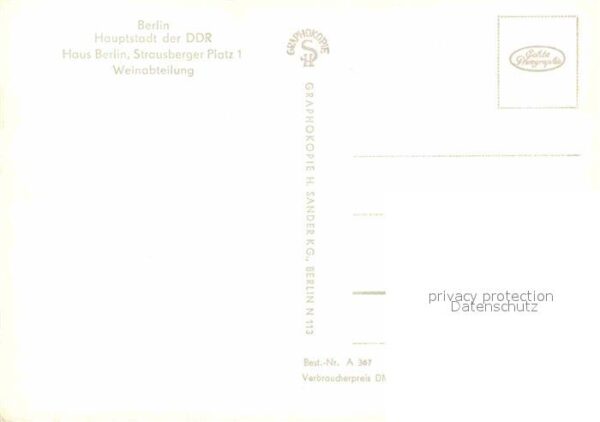 Berlin Haus Berlin Weinabteilung – Bild 2