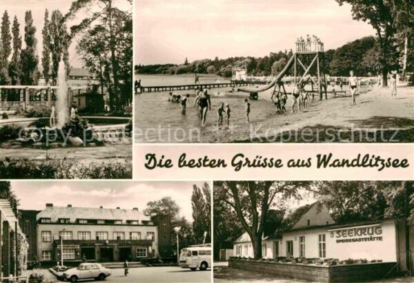 Wandlitz Springbrunnen Strand Speisegaststätte S