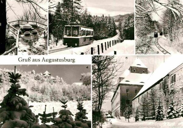 Augustusburg Am Kunnerstein Drahtseilbahn Schlossbli