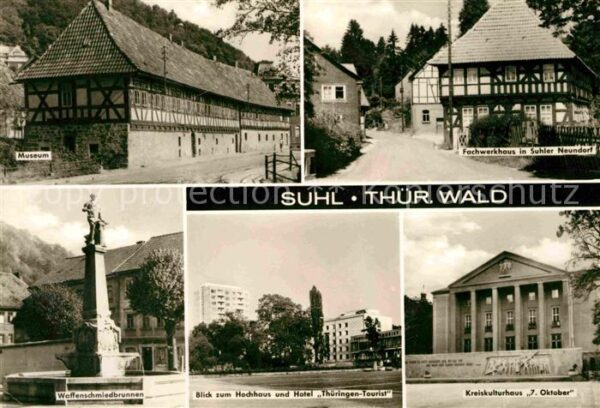 Suhl Thueringer Wald Museum Fachwerkhaus Waffenschmiedbrunne