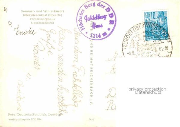 Oberwiesenthal Erzgebirge Fichtelberghaus – Bild 2