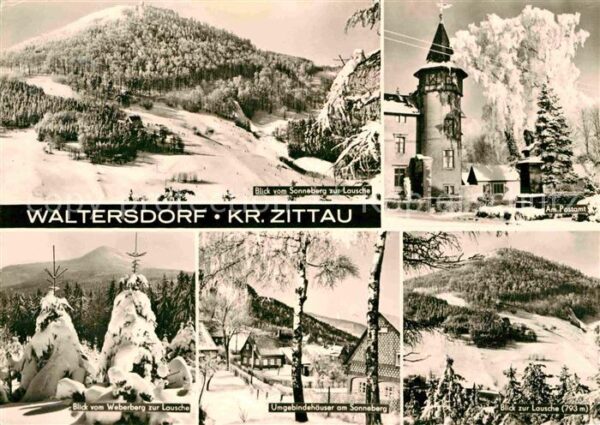 Waltersdorf Zittau Lausche Postamt Weberberg Umgebindehäus