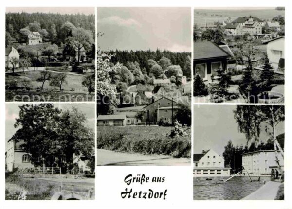 Hetzdorf Buergel Thueringen Teilansichten Freibad