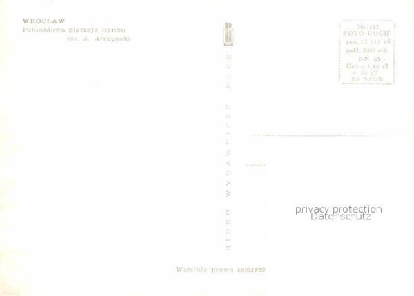 Wroclaw Poludniowa pierzeja Rynku – Bild 2