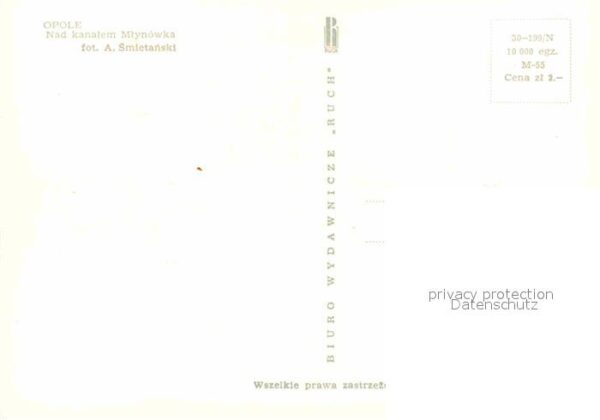 Opole Oppeln Oberschlesien Nad kanalem Mlynowka – Bild 2