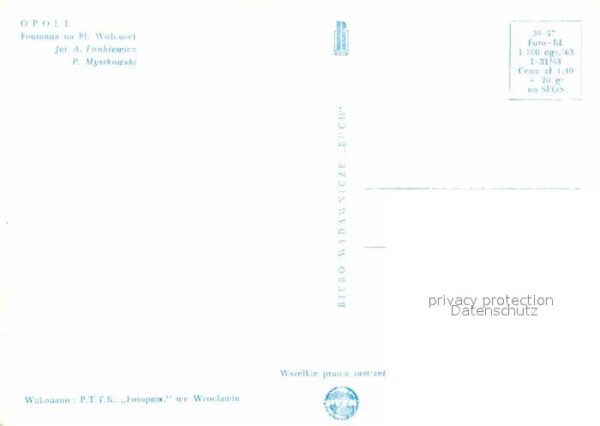 Opole Oppeln Oberschlesien Fontanna na Pl Wolnosci – Bild 2