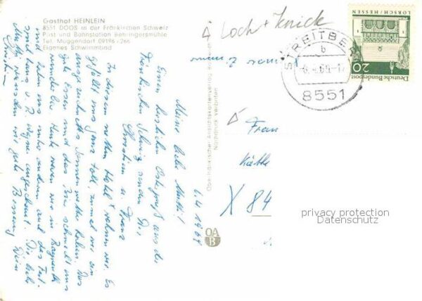 Doos Forchheim Gasthof Heinlein – Bild 2
