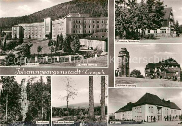 Johanngeorgenstadt Krankenhaus Gaststätte Waldesruh Auersb