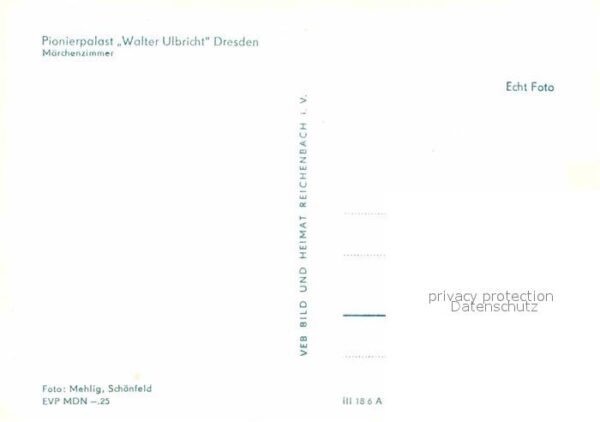 Dresden Pionierpalast Walter Ulbricht Märchenzi – Bild 2