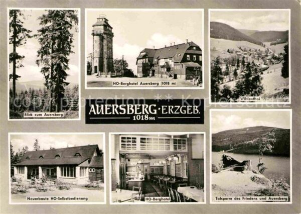 Wildenthal Eibenstock Auersberg HO Berghotel Auersberg Panora