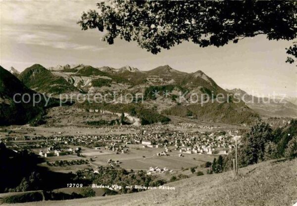 Bludenz Vorarlberg mit Rhätikonblick