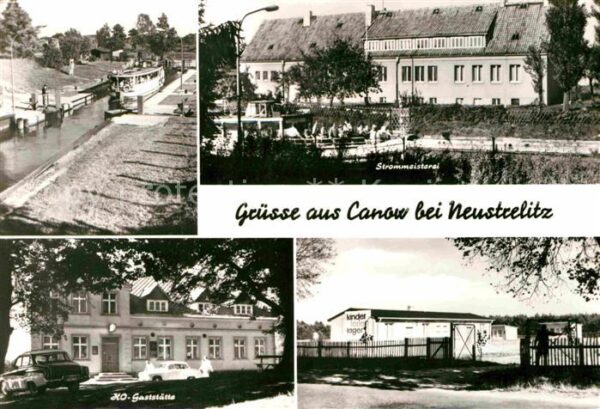 Canow Schleuse Strommeisterei HO Gaststätte