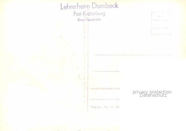 Kratzeburg Lehrerheim Dambeck – Bild 2