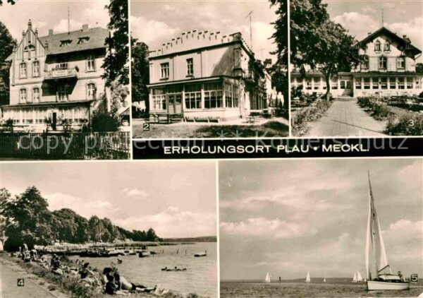 Plau Mecklenburg FDGB Erholungsheime Gesundbrunn Otto Br