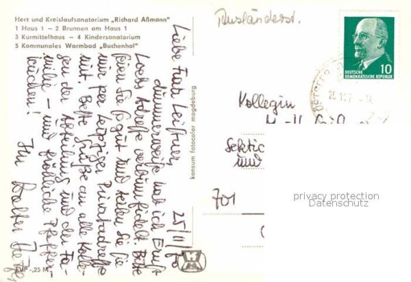 Graal-Mueritz Ostseebad Haus Brunnen Kurmittelhaus Kindersanato – Bild 2