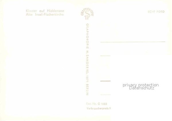 Kloster Hiddensee Alte Insel Fischerkirche – Bild 2