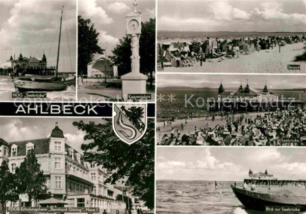 Ahlbeck Ostseebad HOG Seebrücke Konzertplatz Strand Seebr