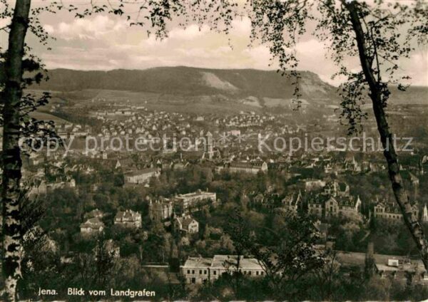Jena Thueringen Blick vom Landgrafen