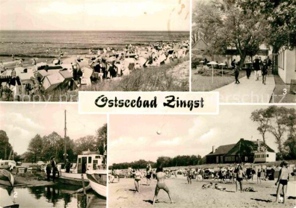 Zingst Ostseebad Strand Hafen Milchbar Dünenhaus