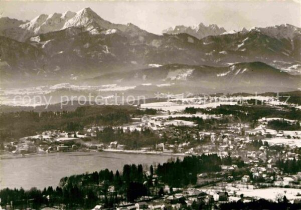 Velden Woerthersee mit Karawanken und Julischen Alpen