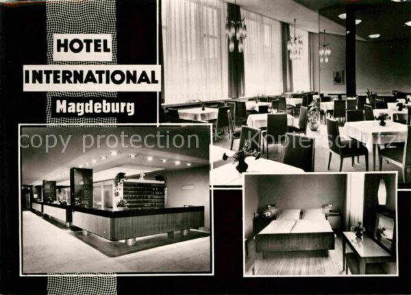 Magdeburg Hotel International Rezeption Speisesaa