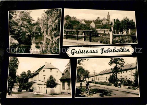 Fehrbellin Am Rhin Rathaus Dorfmotive