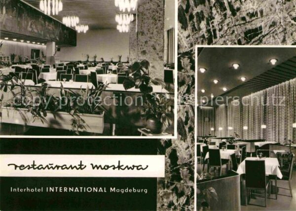 Magdeburg Interhotel International Restaurant Mos