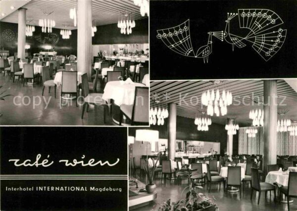 Magdeburg Interhotel International Cafe Wien