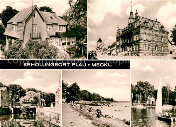 Plau Mecklenburg Jugendherberge Walter Husemann Rathaus